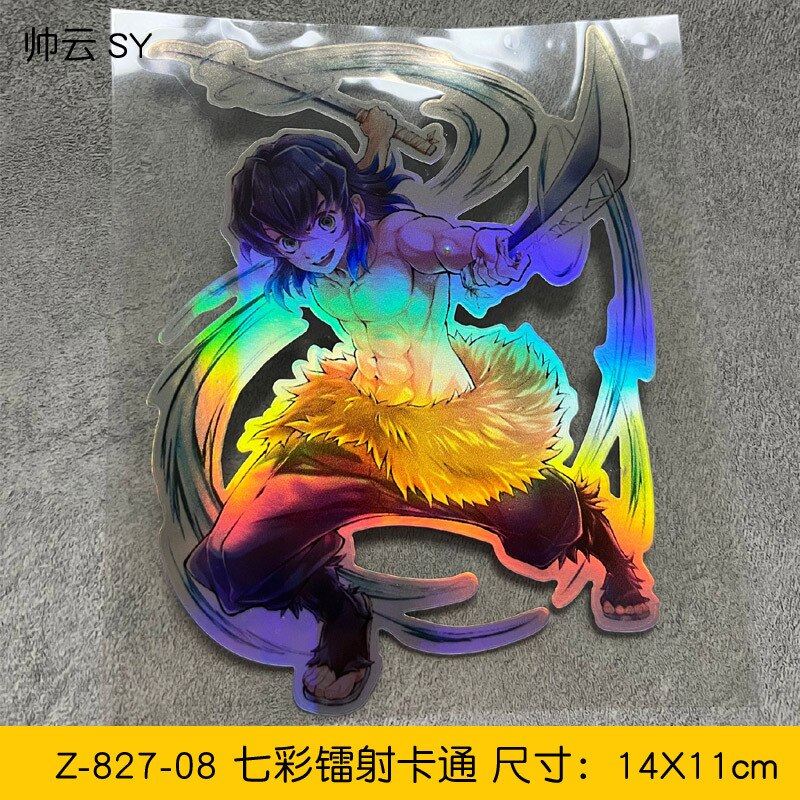 Holographic anime Stickers