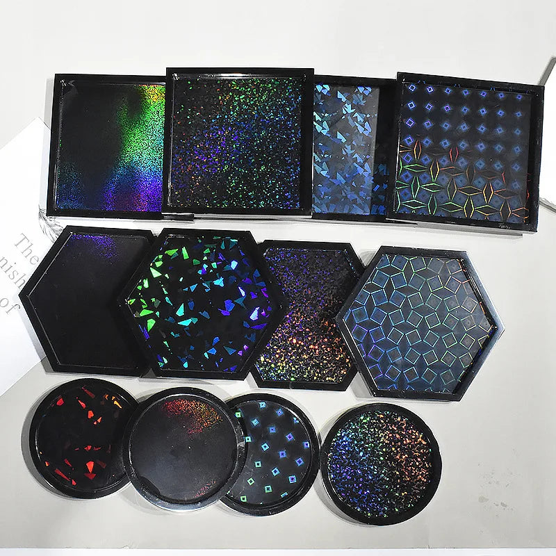 Holo Silicone Coaster Mold for Epoxy Resin