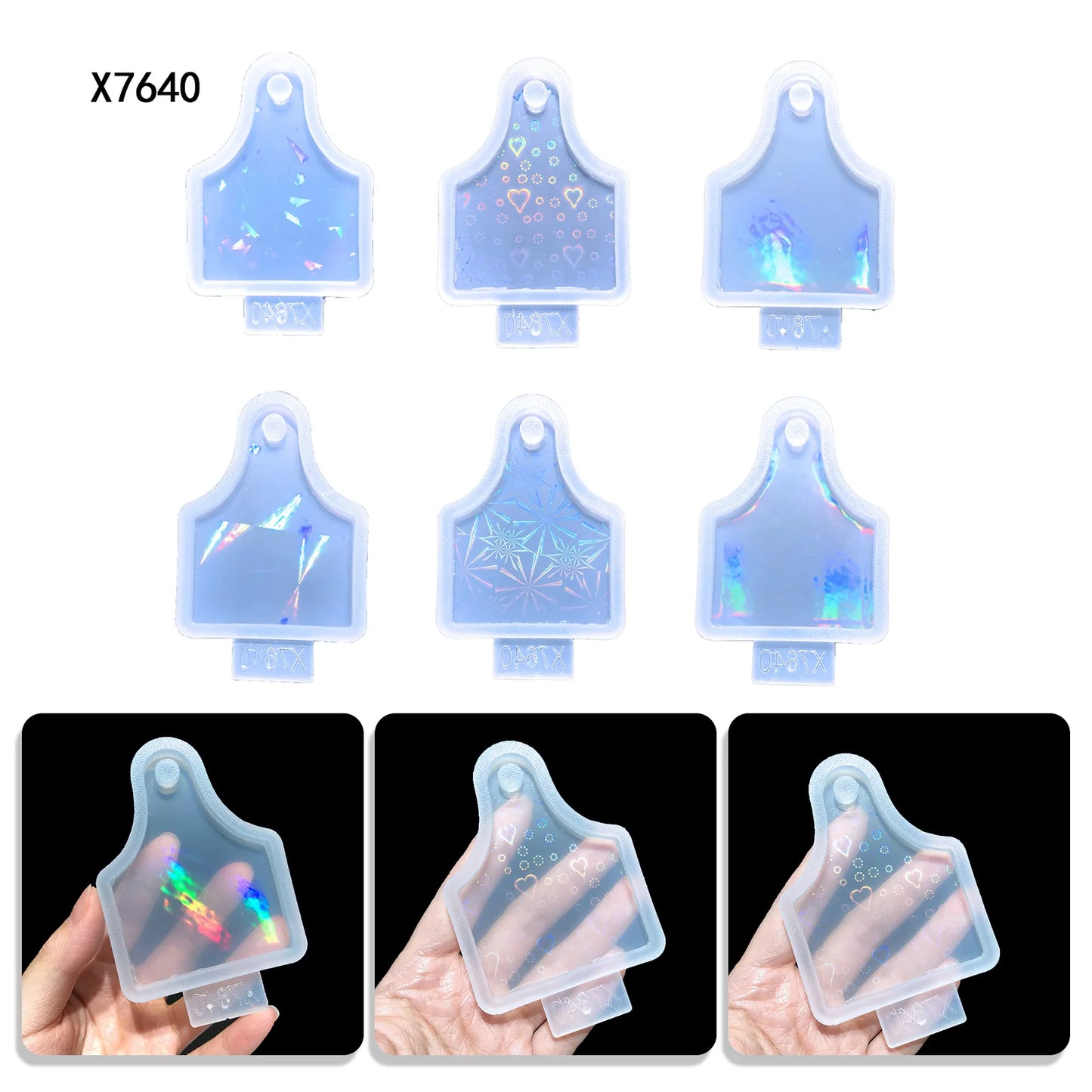 Holographic Slab Silicone Mold