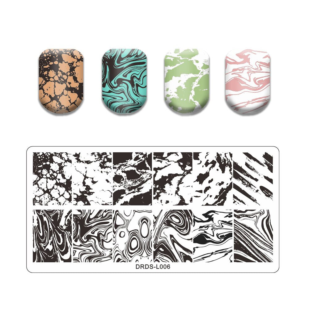 Nail Art Stamping Plates Holo Case