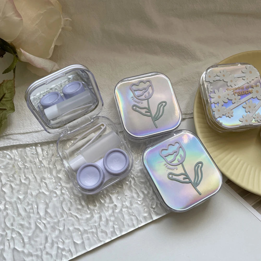 Flower Holo Contact Lens Box