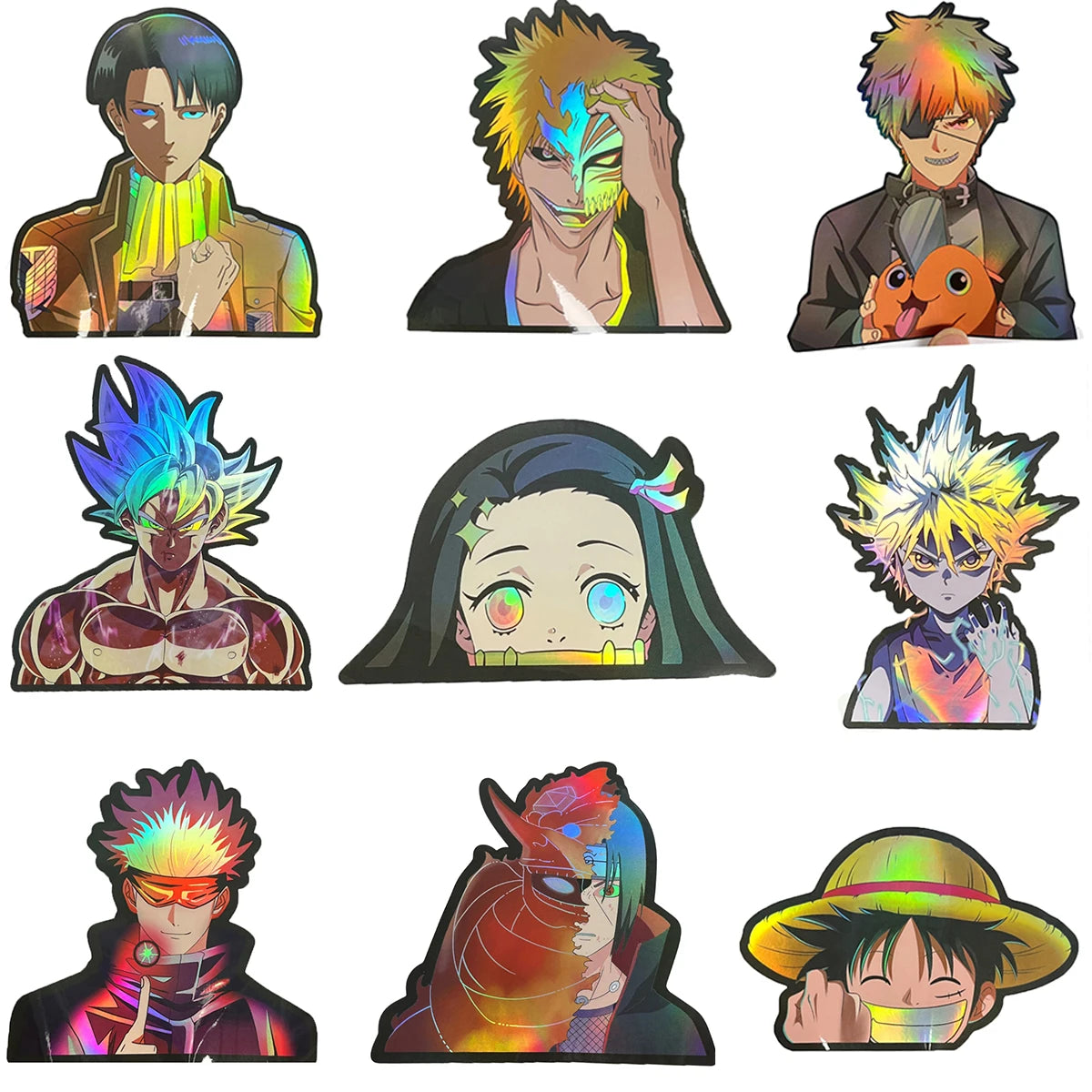 Holographic Anime Stickers