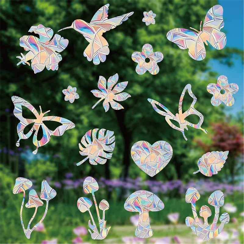 1/3PCS Rainbow Prism Window Stickers