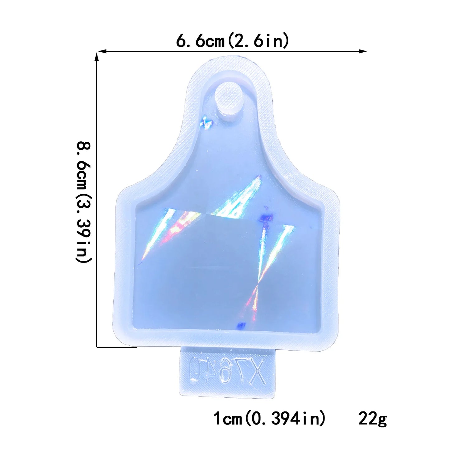 Holographic Slab Silicone Mold