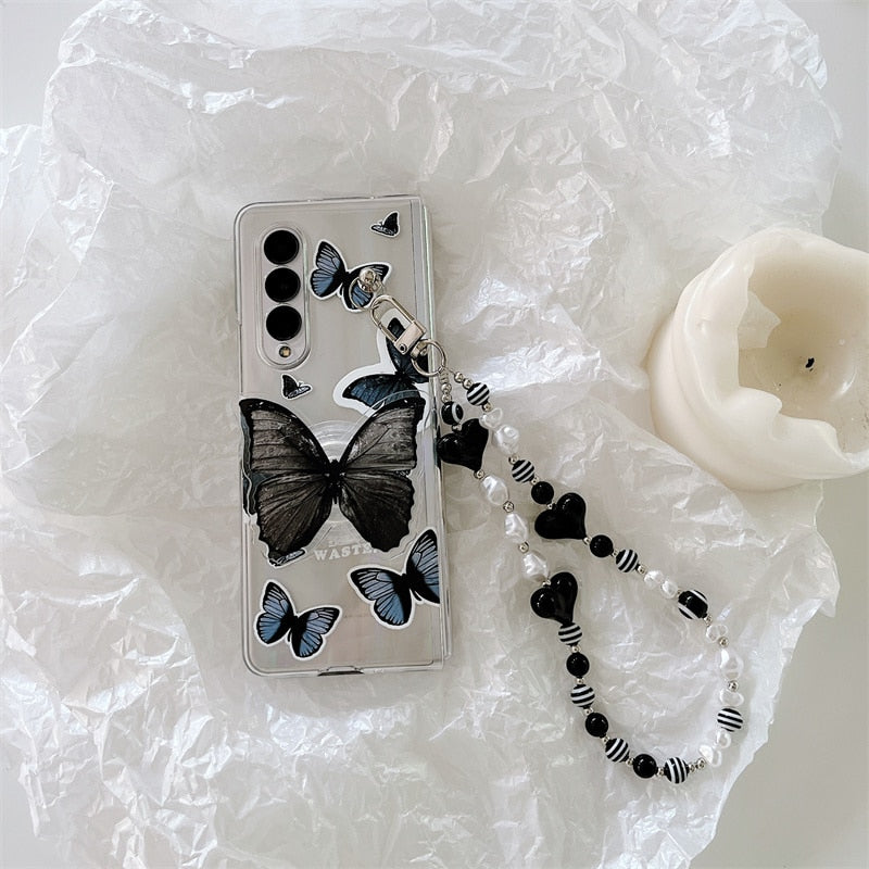 Holo Cute Butterfly Samsung Galaxy Z Fold 3 Case