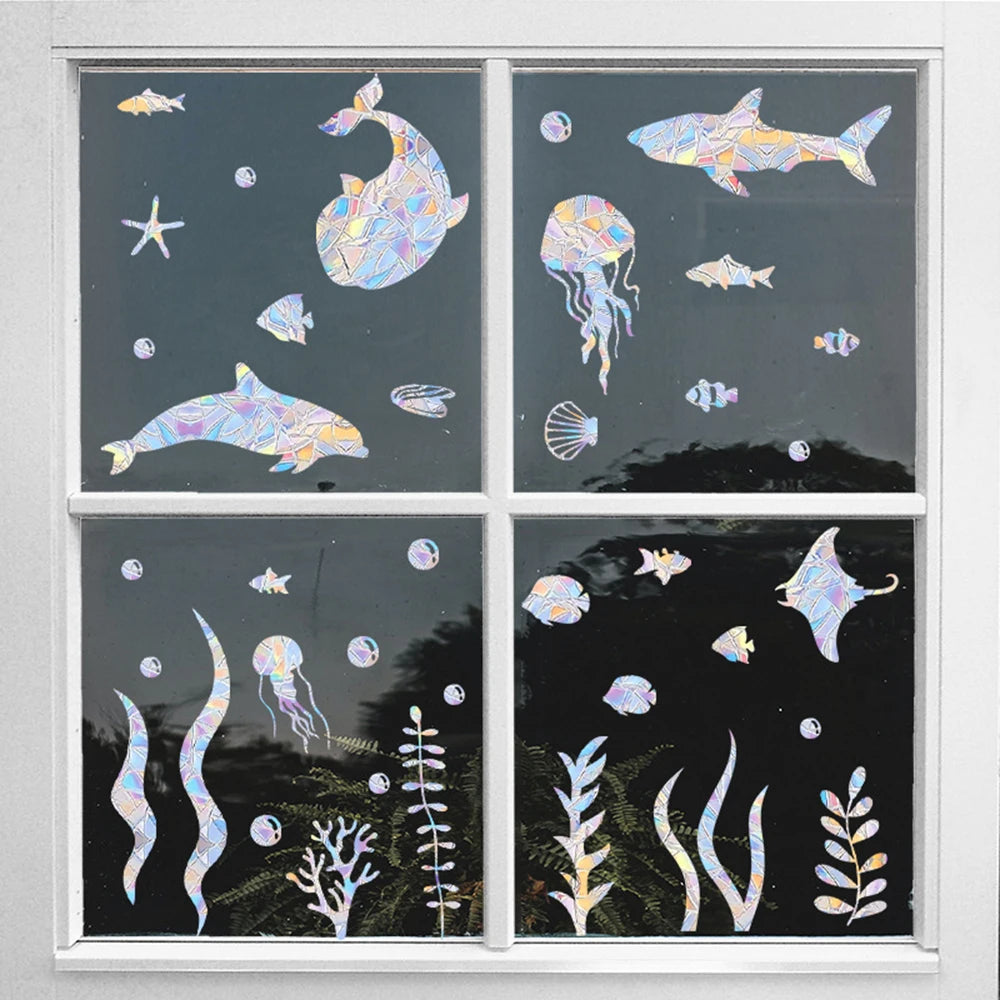 Marine Animals Sunshine Catcher Window Stickers ! :D