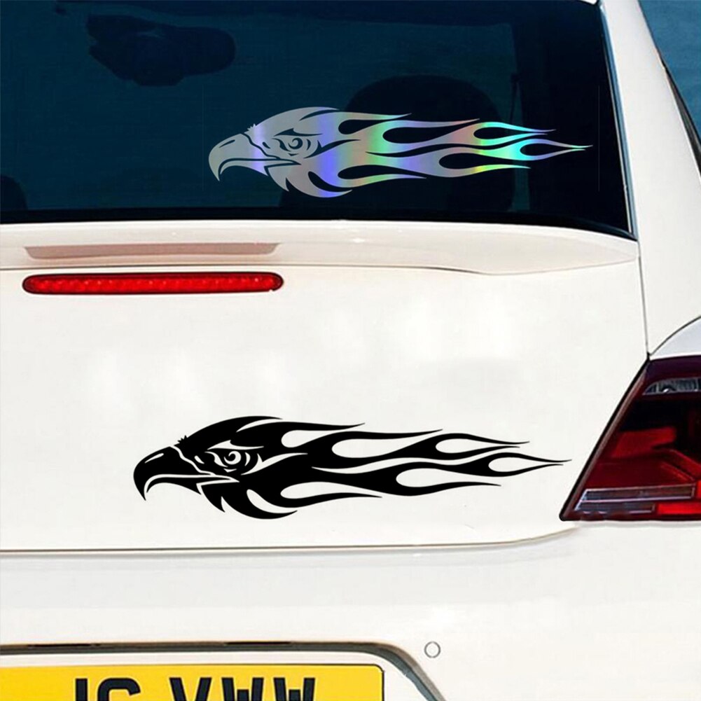 Eagle Flame Holo Decal