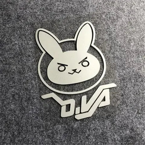 Overwatch Dva Logo Kawaii Rabbit Sticker