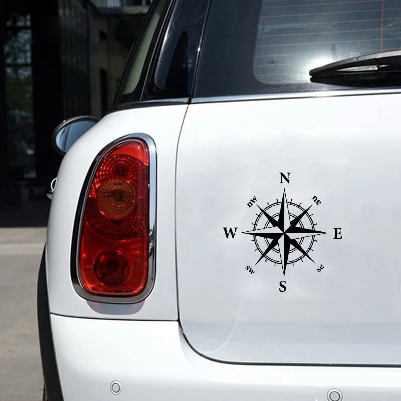 Motorcycle Holo Compass Decal