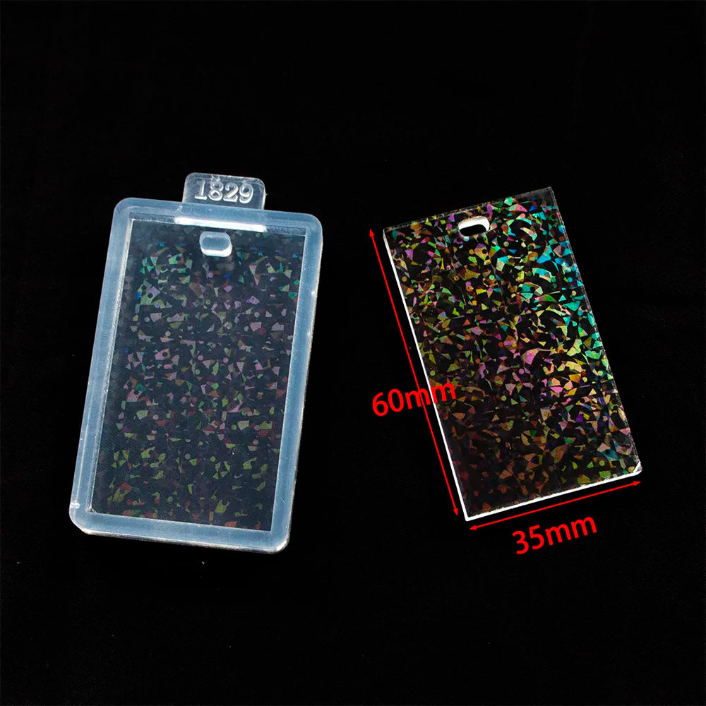 Shiny Glossy Holographic Silicone Mold