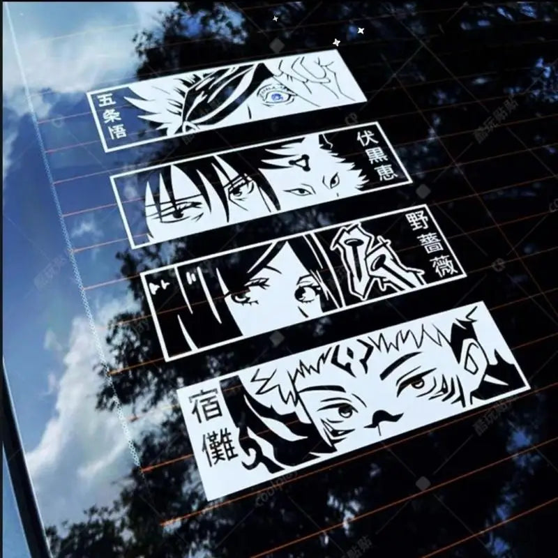 Jujutsu Kaisen Reflective Car Stickers