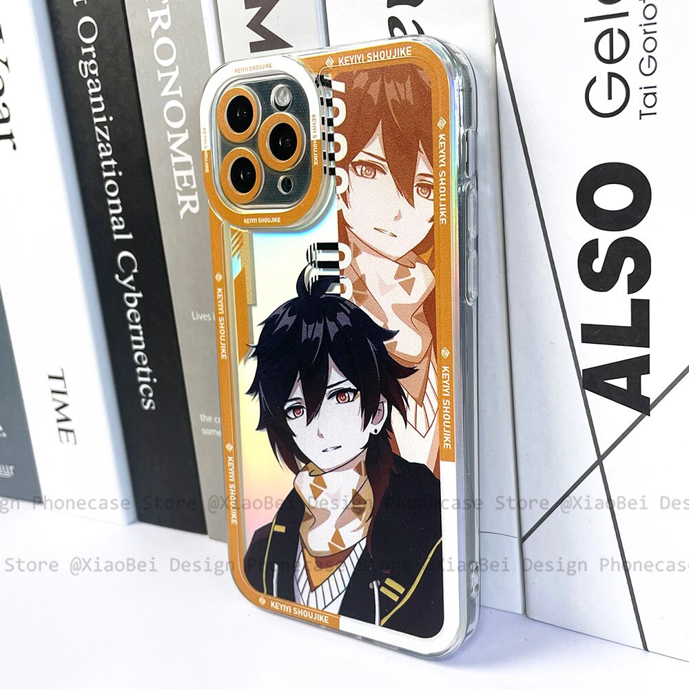 Holo Genshin Impact Zhongli iPhone Case