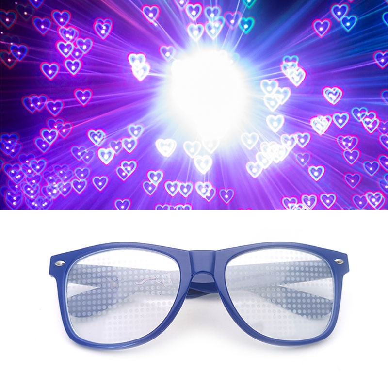 Diffraction 3D Rectangle Sunglasses