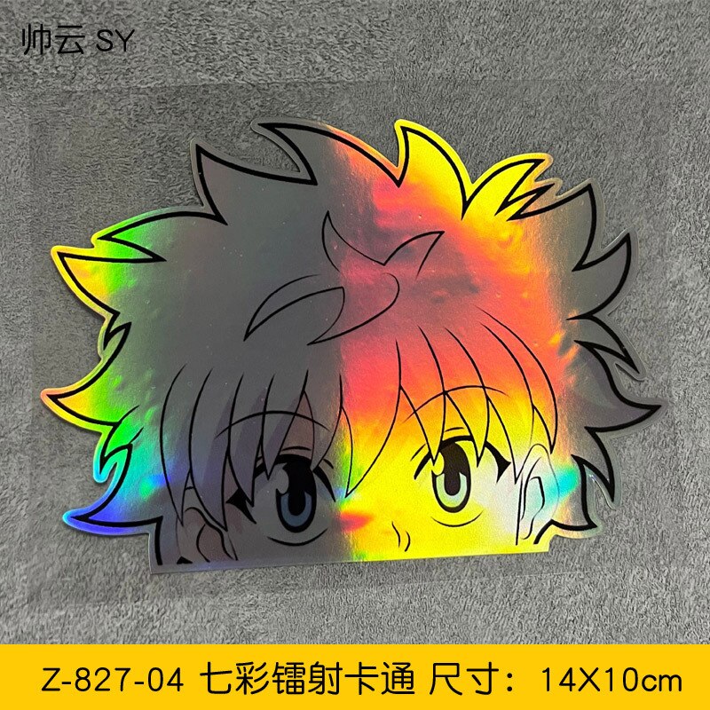 Holographic anime Stickers