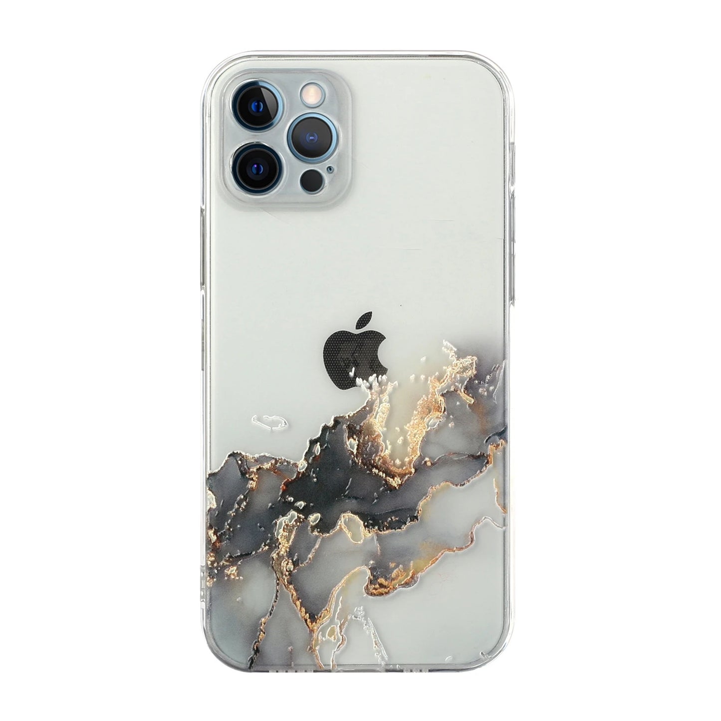 Holo Marble Soft Clear iPhone Case