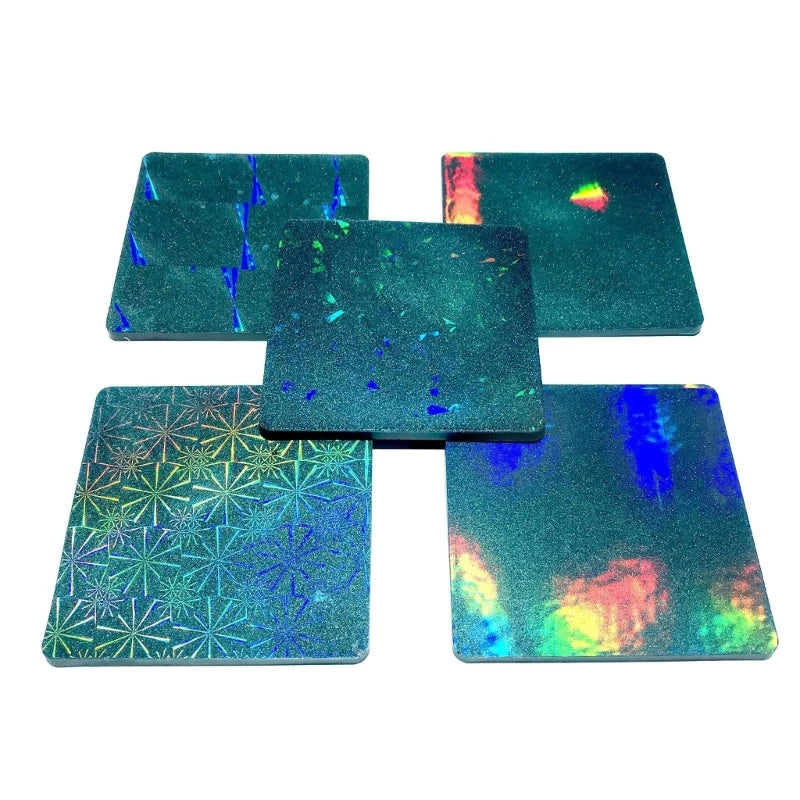 Holographic Square Crystal Coaster Mold