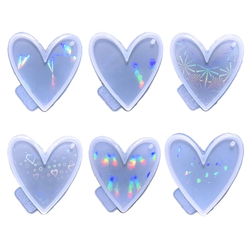 Holographic Heart DIY Silicone Mold