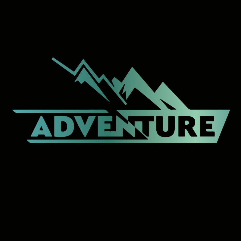 ADVENTURE Holo Vinyl Sticker