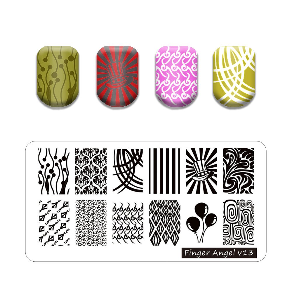 Nail Art Stamping Plates Holo Case