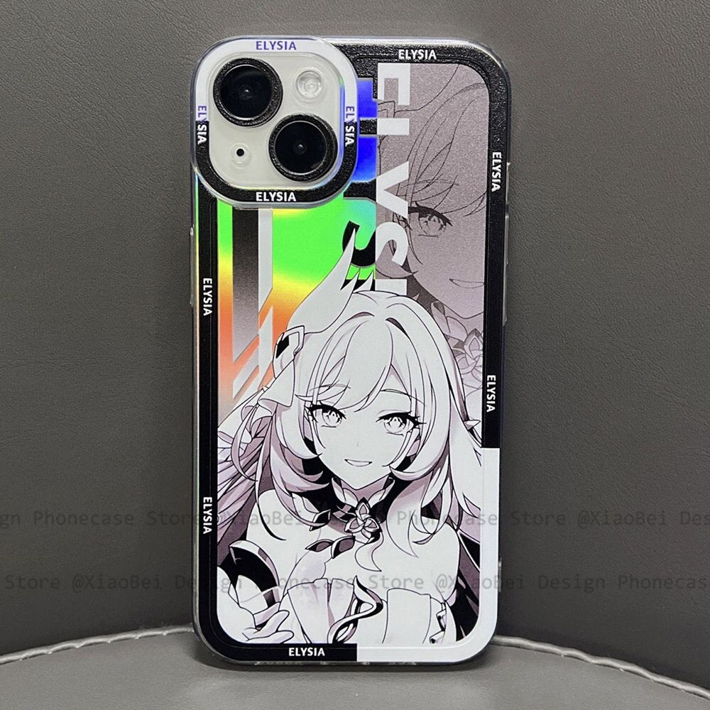 Holo Genshin Impact Elysia iPhone Case