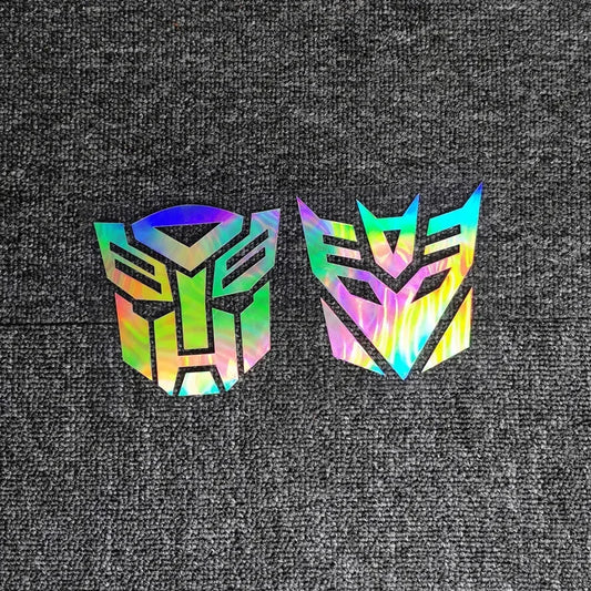 Holo Transformers Autobots Decepticons Decoration