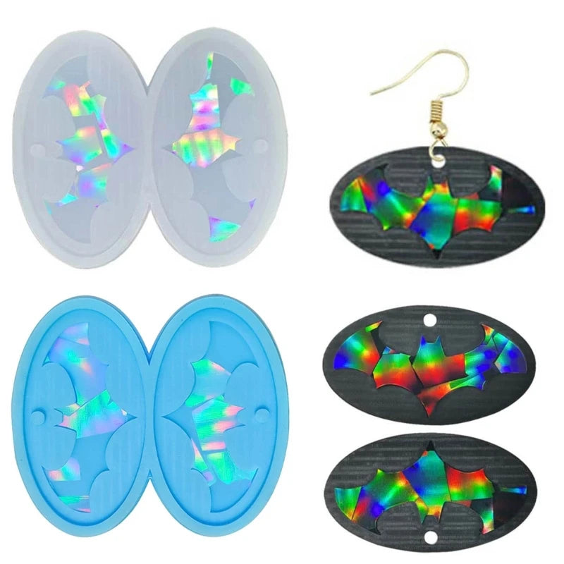 Holo Bat-shaped Earring Pendant Silicone Mold