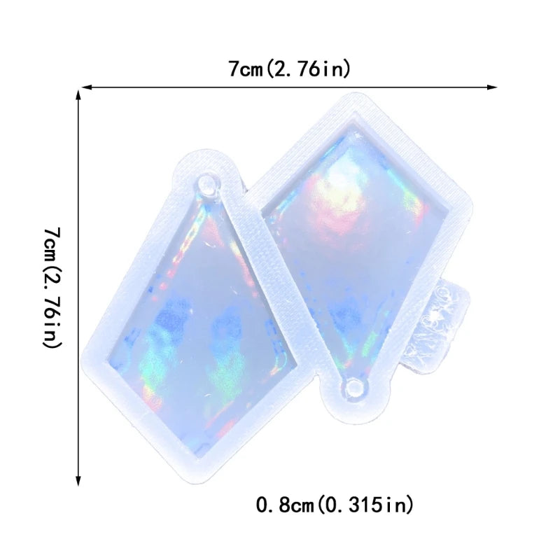 DIY Holo Rhombus Silicone Mold