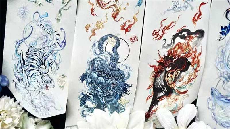 Phoenix Dragon PET Washi Tapes