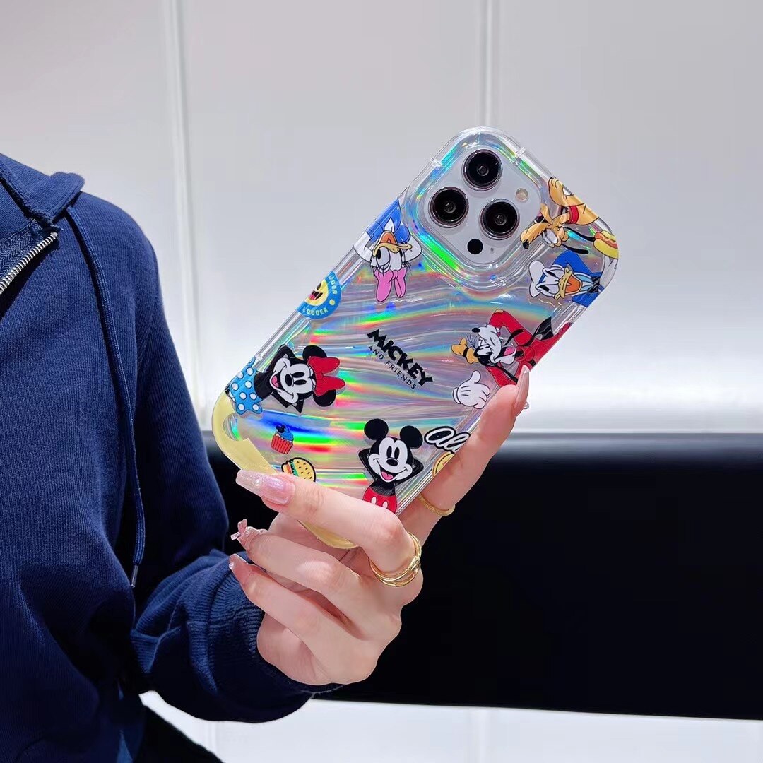 Holo Cute Disney Cartoon Phone Case