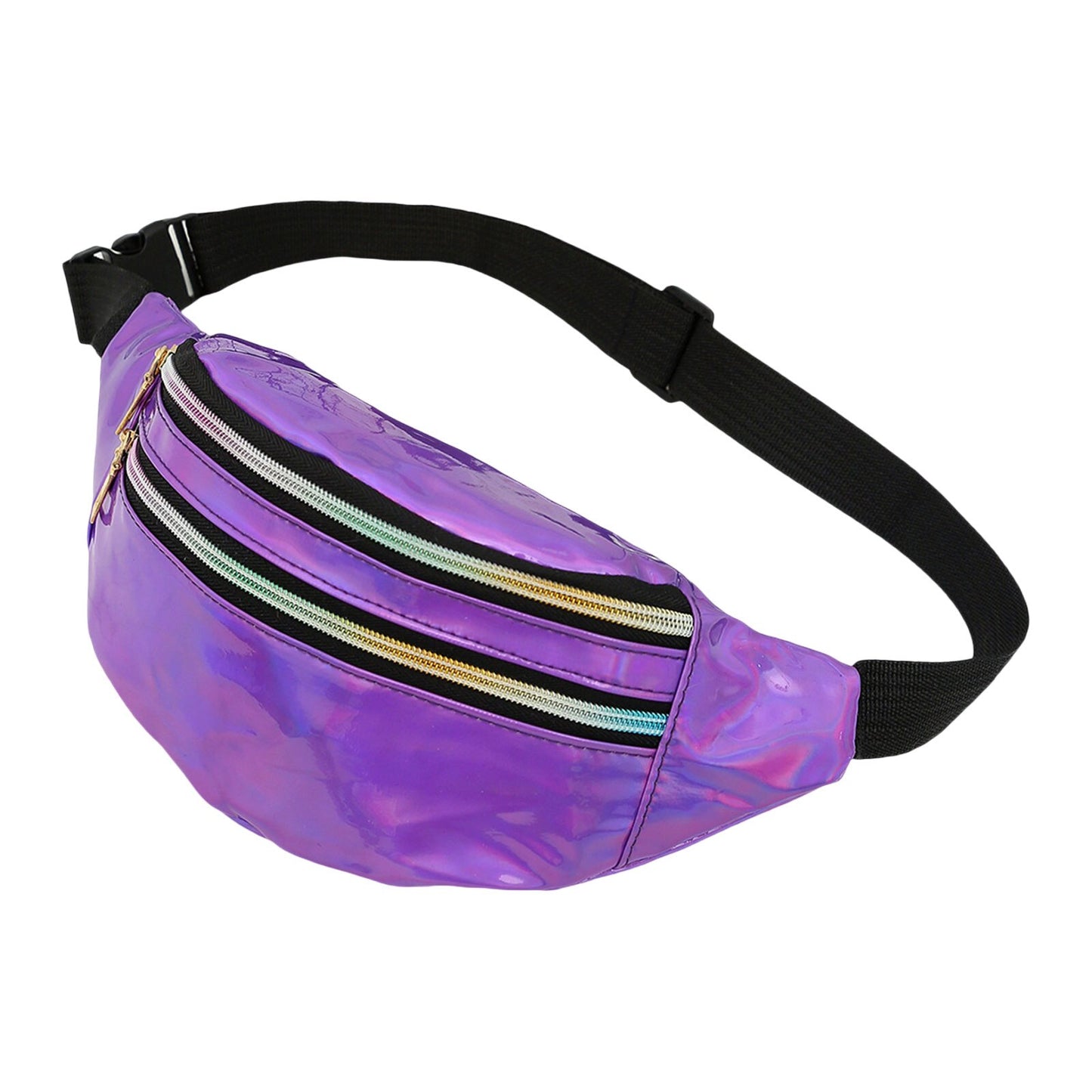 Holographic Fanny Pack / Beach Bum Zip Waist