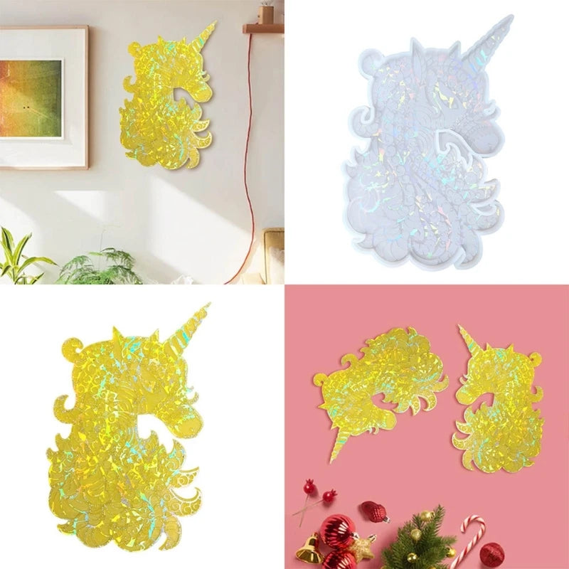 Holo Unicorn Craft Mold Delicate Wall Decoration