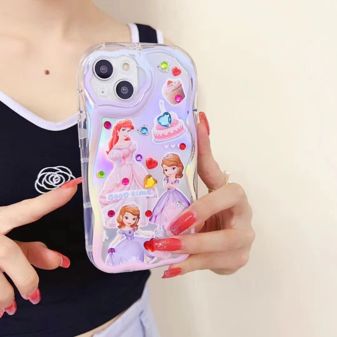 Holo Ariel Snow White Elsa iPhone Case