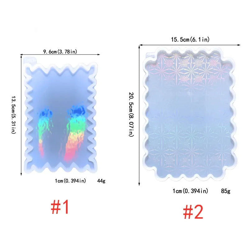 DIY Holographic Silicone Coaster Mold