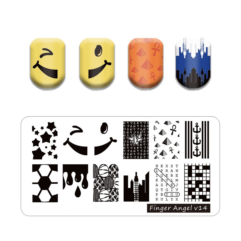 Nail Art Stamping Plates Holo Case