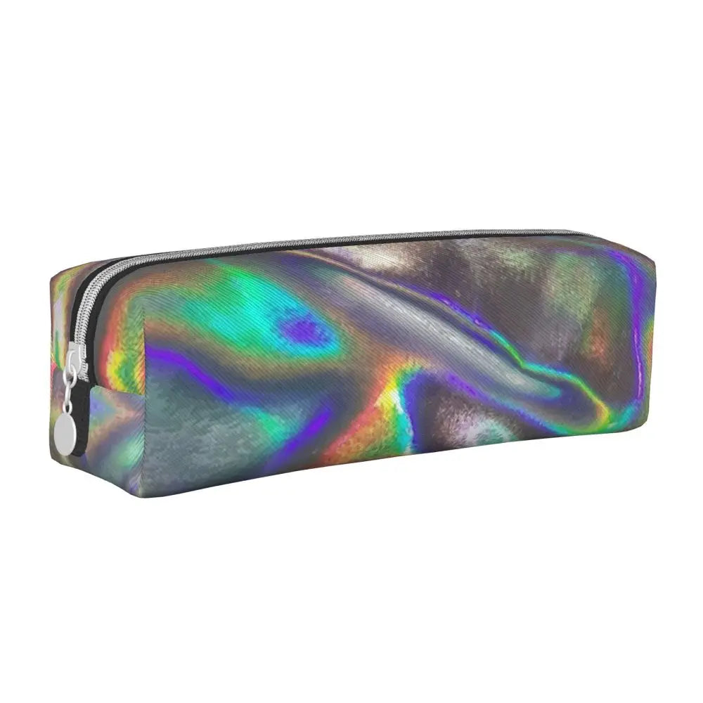 Holo Print Foil Metallic Pencil Cases