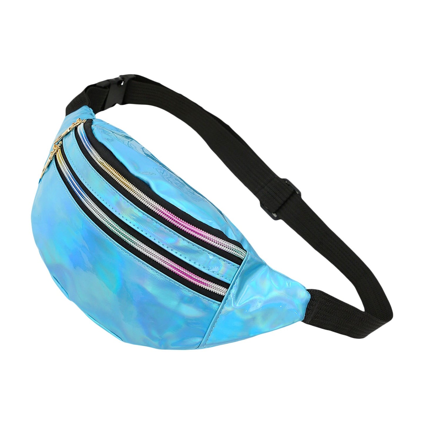 Holographic Fanny Pack / Beach Bum Zip Waist