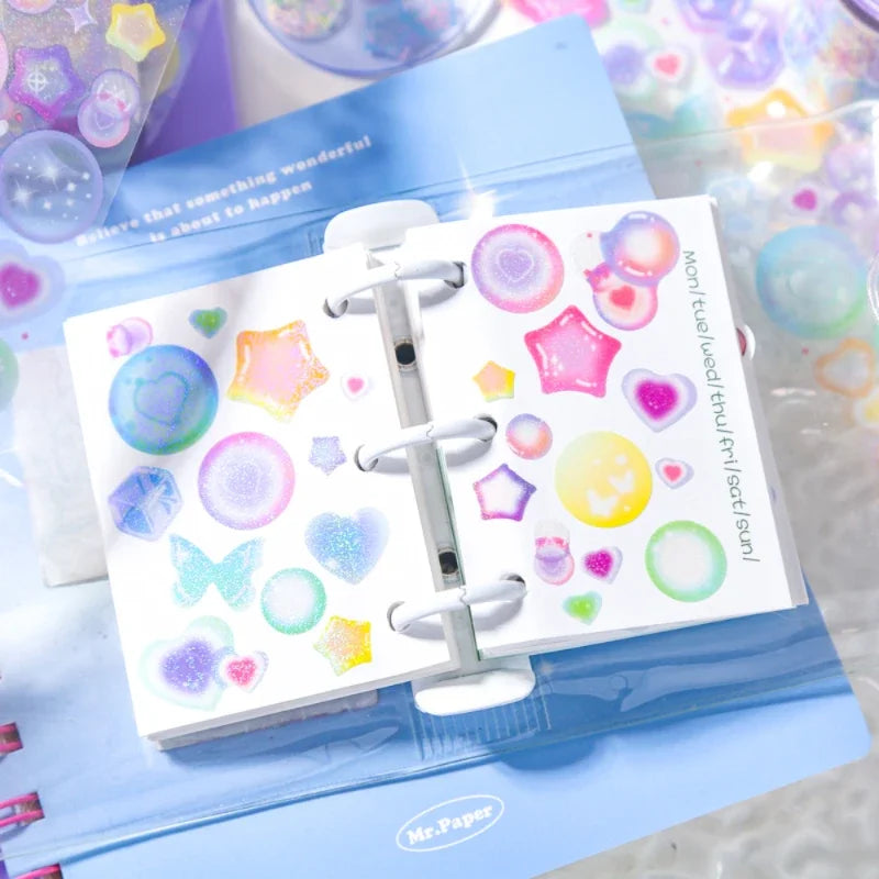 Holographic Bubble Shapes Washi Tape ! :D