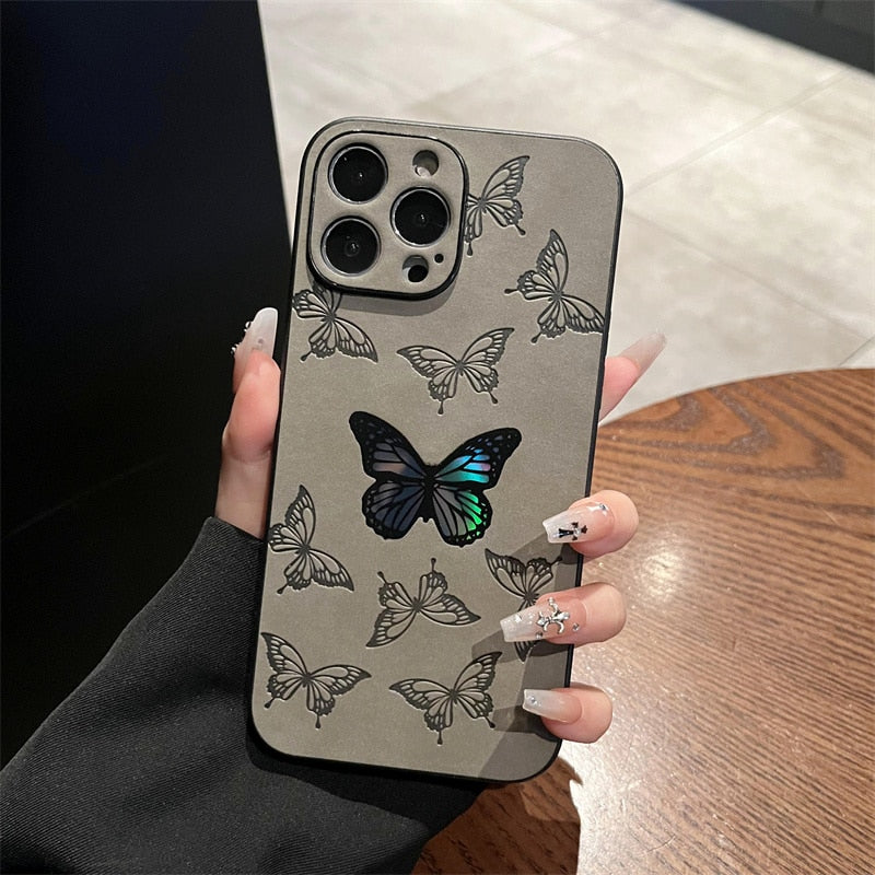 Holo Butterfly Cortex iPhone Case