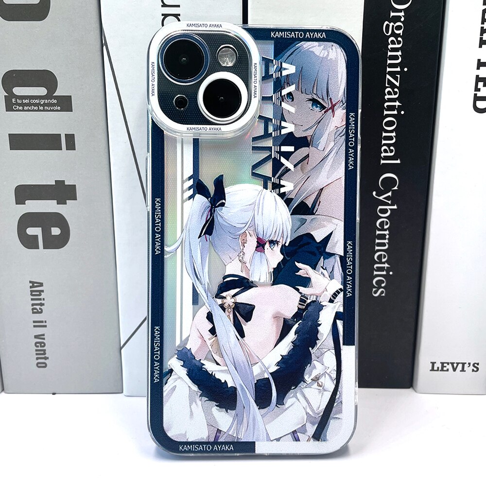 Holo Genshin Impact Kamisato Ayaka iPhone Case