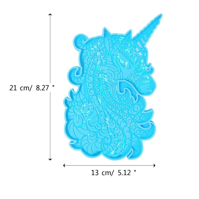 Holo Unicorn Craft Mold Delicate Wall Decoration