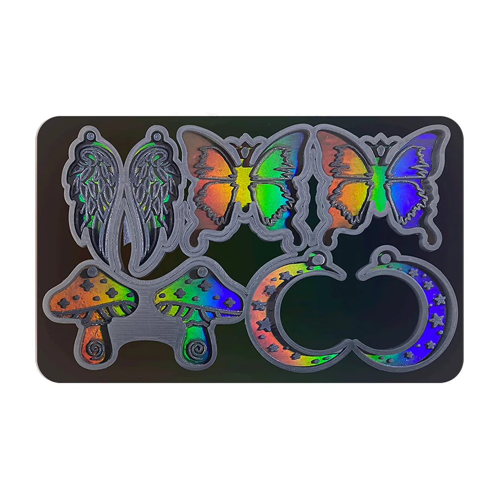 Holographic Silicone Nature Molds