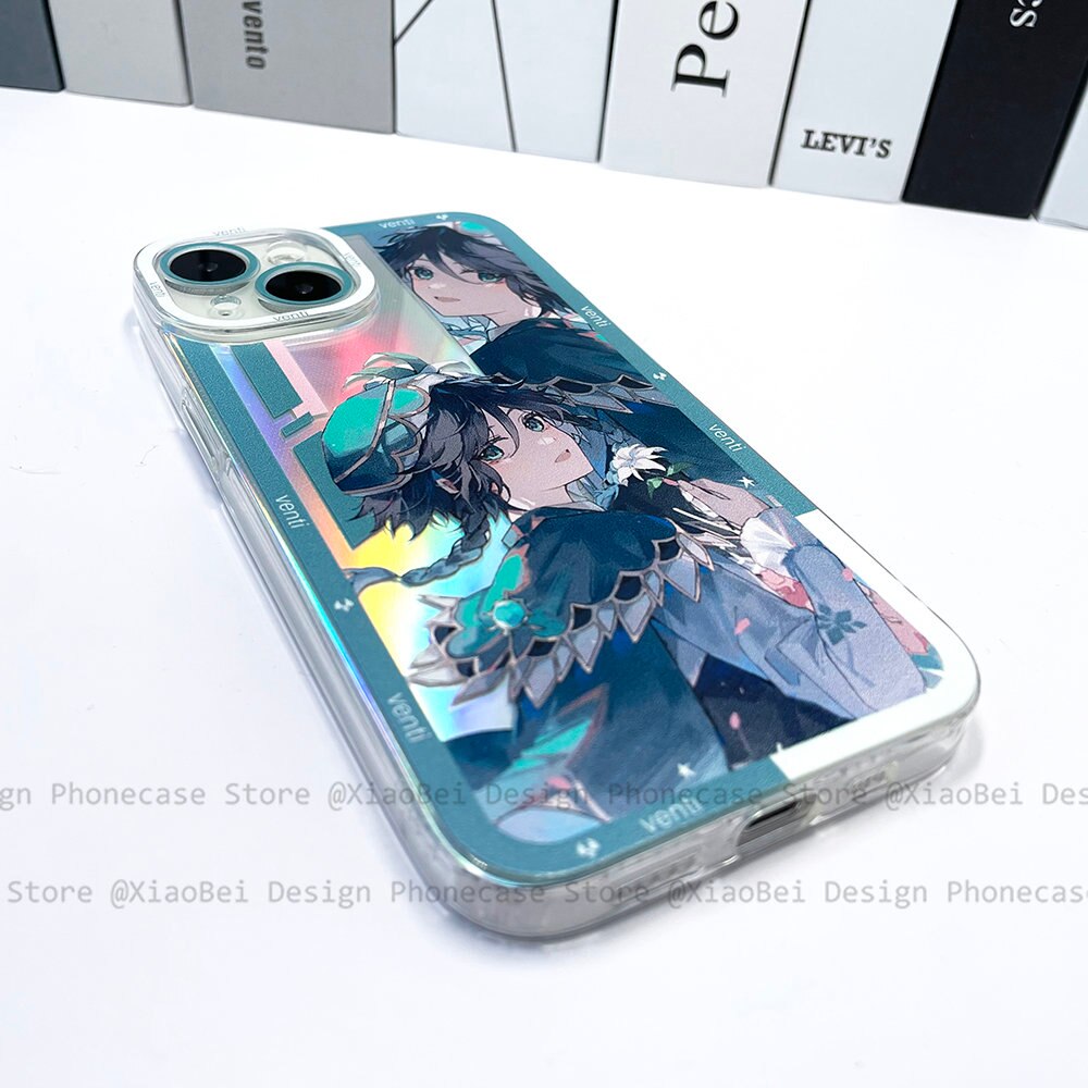 Holo Venti Genshin Impact iPhone Case