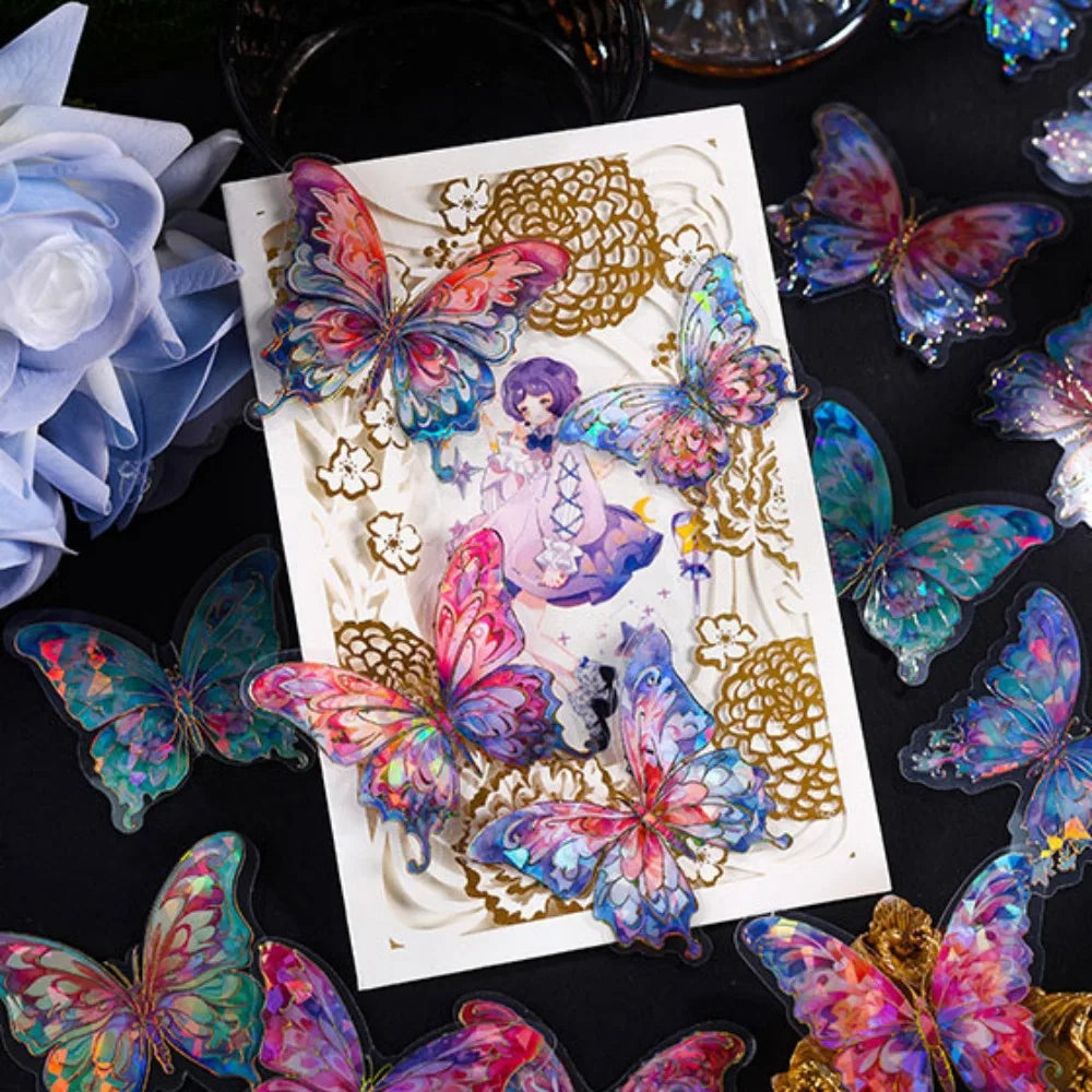 Exquisite Holo Butterfly Stickers