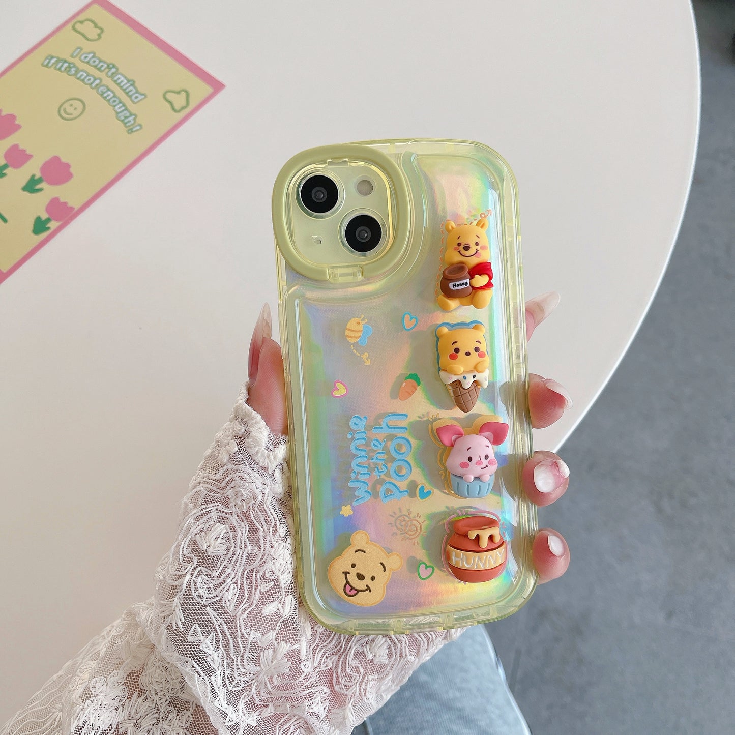 Holo 3D Winnie the Pooh iPhone Case