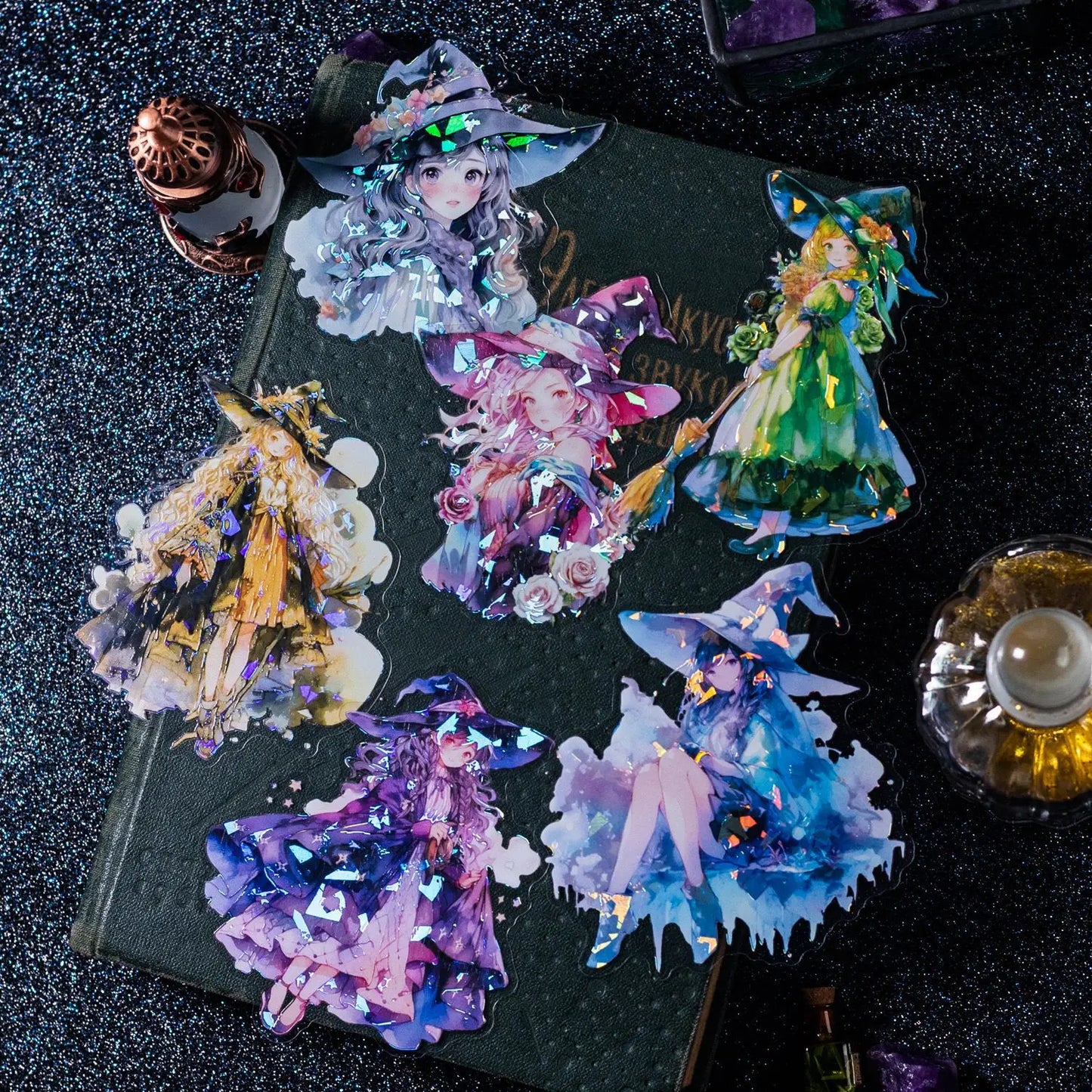 Holo Sorceress-in-training Craft Sticker