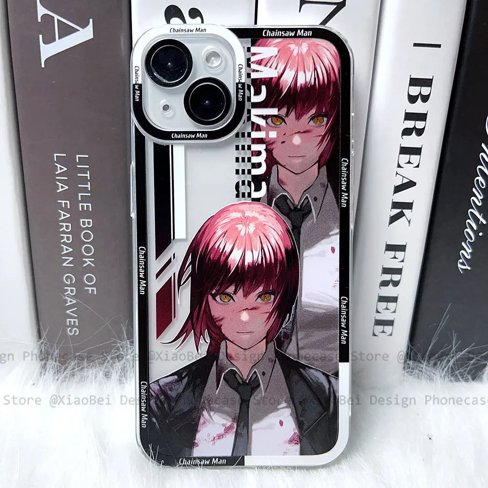 Holo Chainsaw Man Case for iPhone