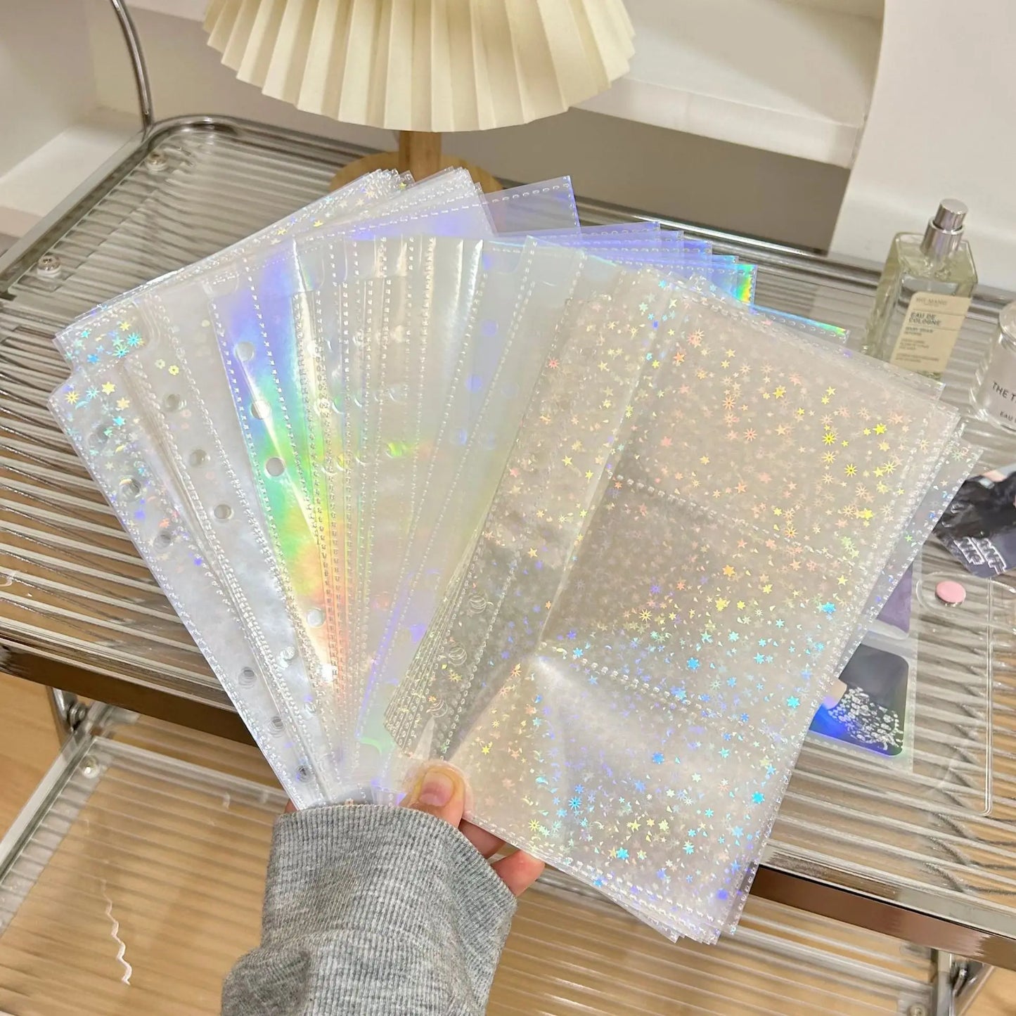 Holo A6 Laser Binder Photocard Sleeves