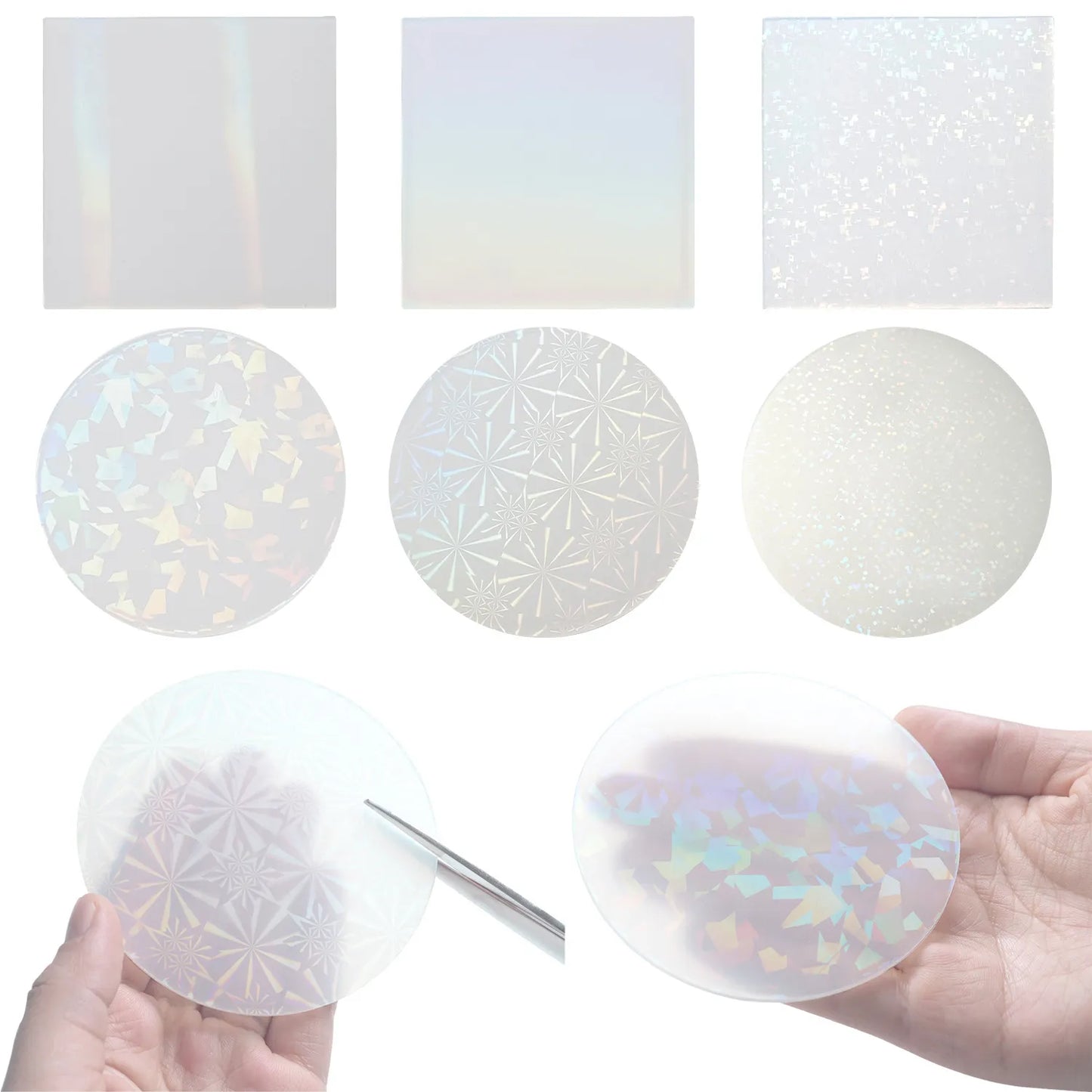 DIY Holographic Transfer Silicone Sheet