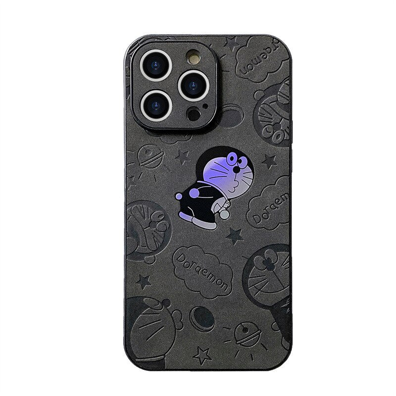 Holo Doraemon Cartoon iPhone Case