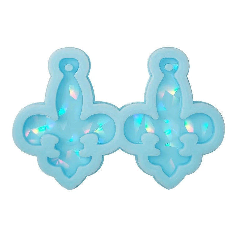 Holographic Boat Tuo Earrings Silicone Mold